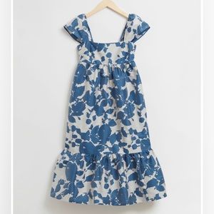 [NWT] Voluminous cap sleeve bustier dress